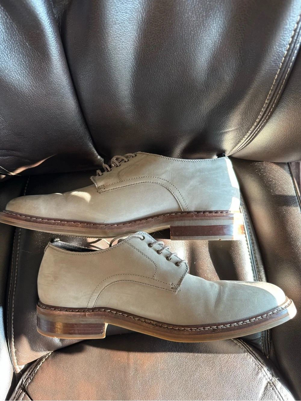 Cole Haan Oxford Casual Dress Shoes Grey Size 13 Lightweight